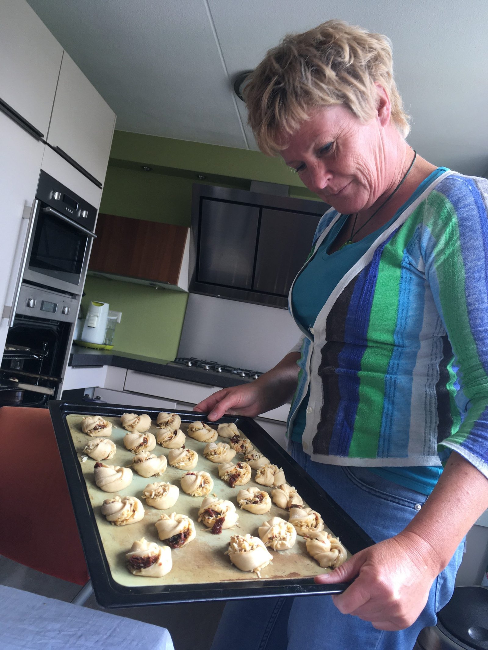 Bakker in de keuken