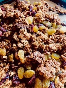 Granola abrikoos en cranberry (350 gr)